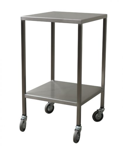 Em Spss24 – Two Shelf Flat Instrument Top Trolley