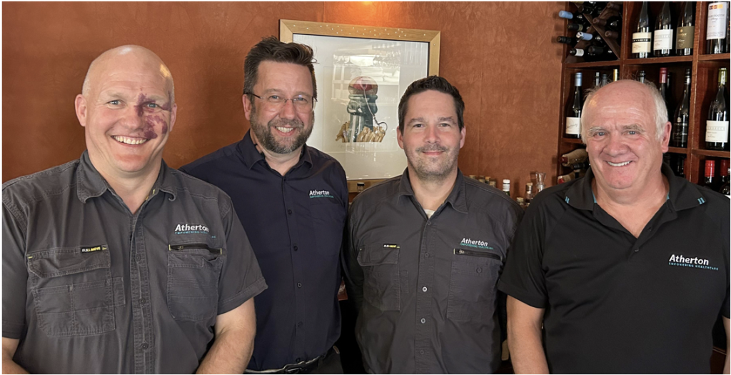 Tasmania Service Team (L to R) Ben Zalmstra, Craig Chad, Jason McNally and Jon Walton